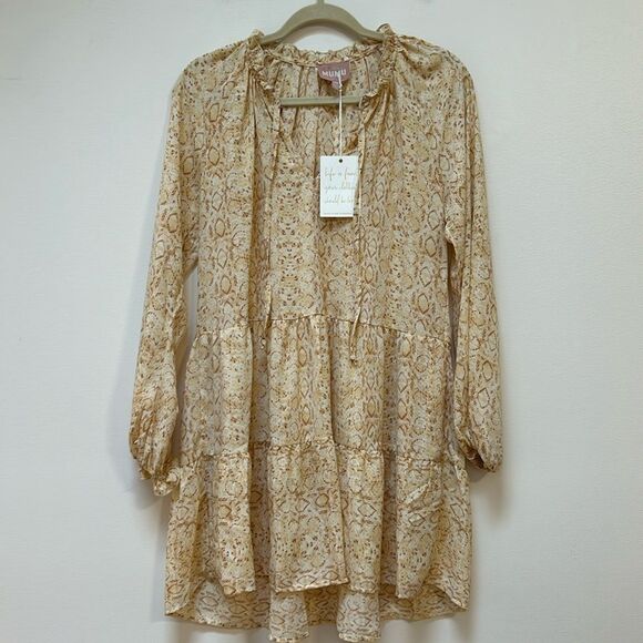 Show Me Your Mumu Birdie Paisley Mini Dress Size XS NWT - Picture 2 of 5